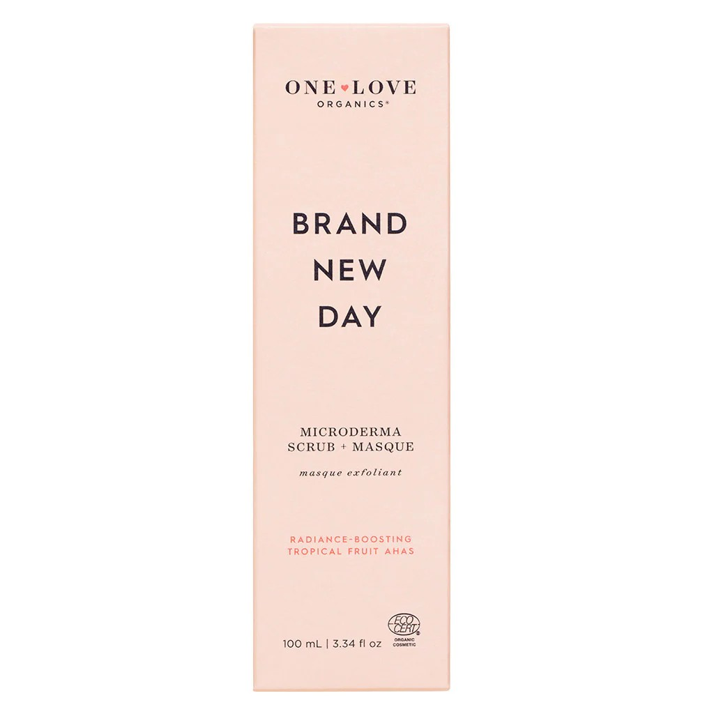 One Love Organics Brand New Day Microderma Scrub and Masque