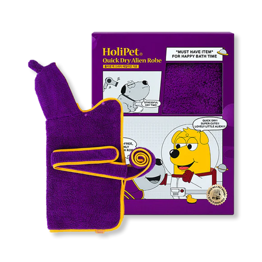 HoliPet Quick Dry Alien Robe