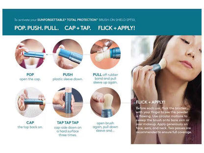 Colorescience Sunforgettable® Total Protection® Brush-On Shield SPF 50 Multipack