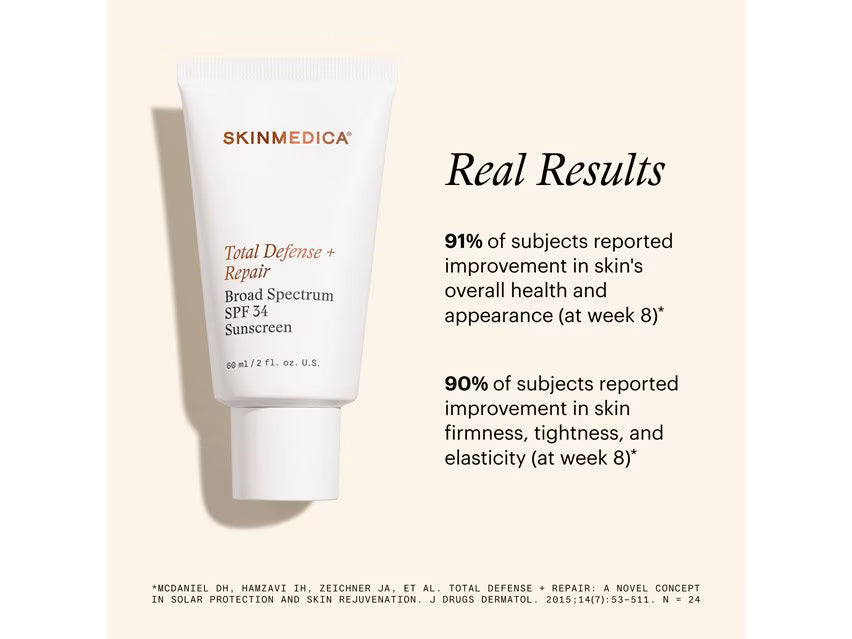 SkinMedica Total Defense + Repair Broad Spectrum SPF 34