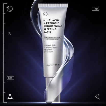 Allies of Skin Multi Acids & Retinoid Brightening Sleeping Facial