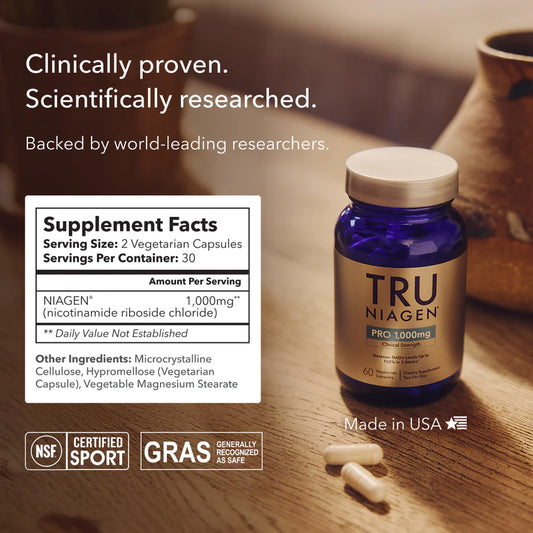 Tru Niagen Pro® 1,000mg