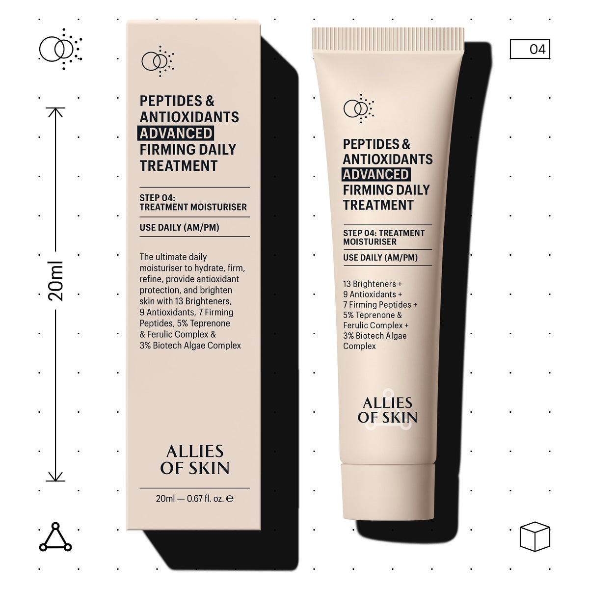 Allies of Skin Peptides & Antioxidants Advanced Firming Daily Treatment