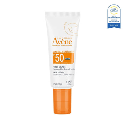 Avène Mineral Sunscreen SPF 50 Face Lotion