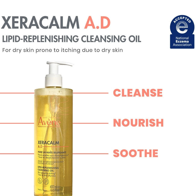 Avène XeraCalm A.D Lipid-Replenishing Cleansing Oil