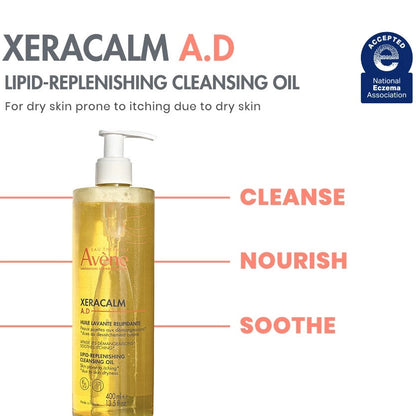 Avène XeraCalm A.D Lipid-Replenishing Cleansing Oil