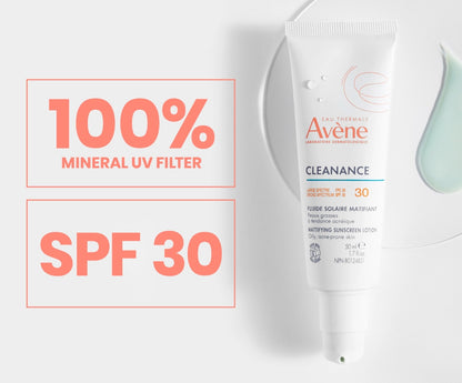 Avène Cleanance Mattifying Sunscreen Lotion SPF 30