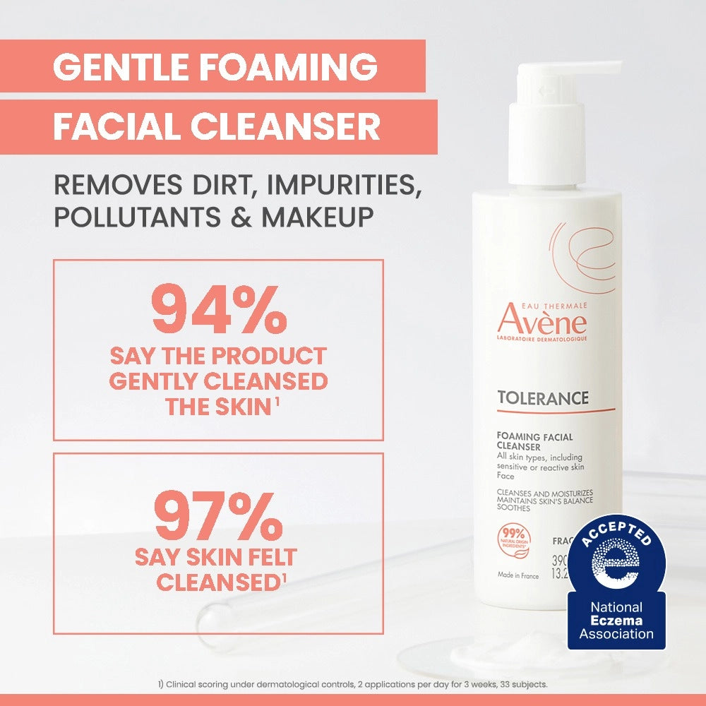 Avène Tolerance Foaming Facial Cleanser