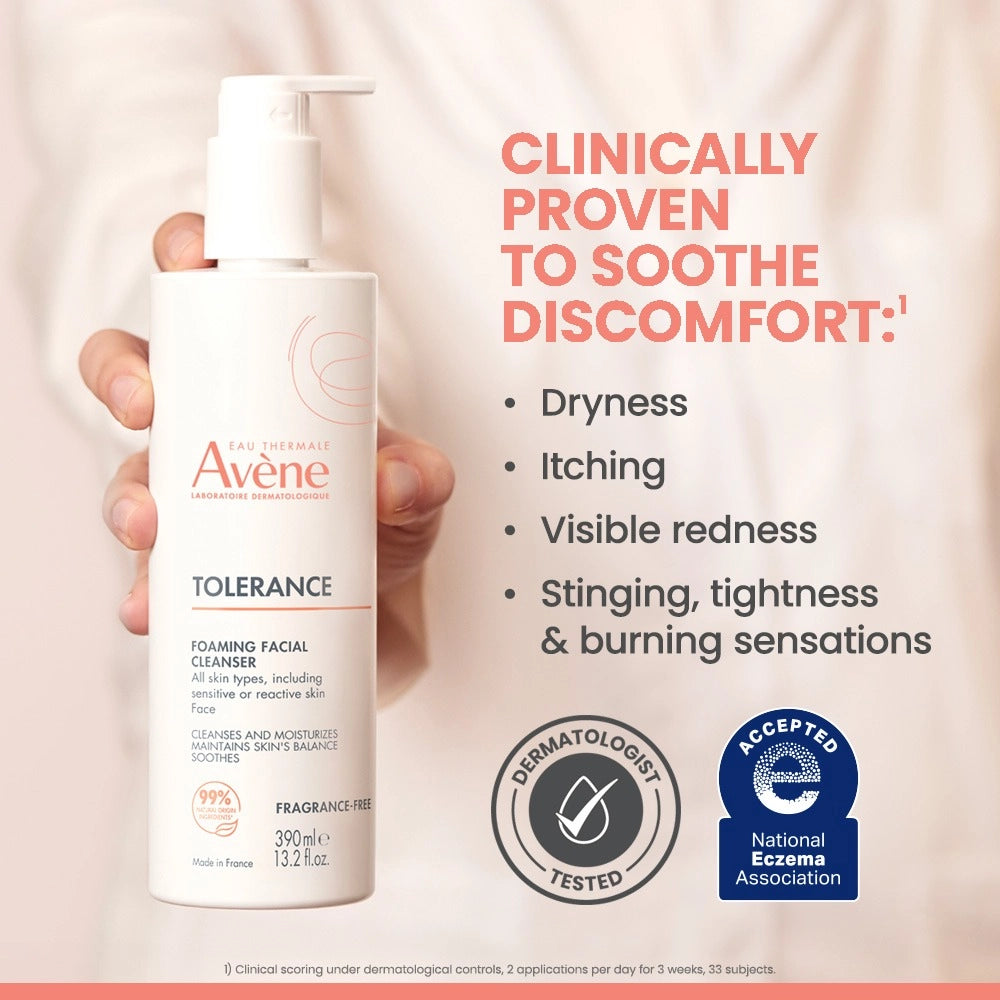 Avène Tolerance Foaming Facial Cleanser