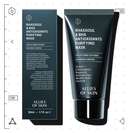 Allies of Skin Rhassoul & BHA Antioxidants Purifying Mask