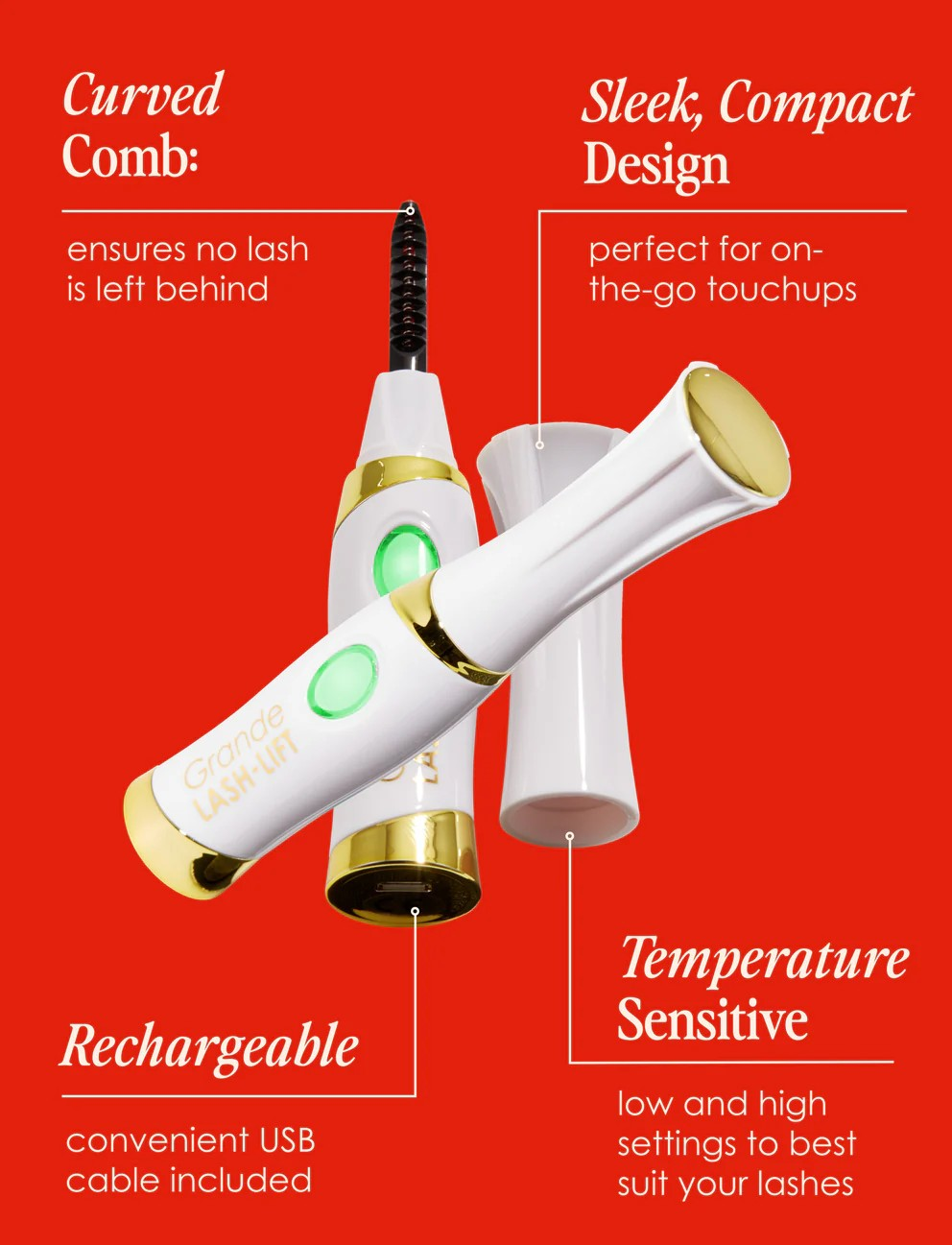 Grande Cosmetics GrandeLASH-LIFT Heated Lash Curler