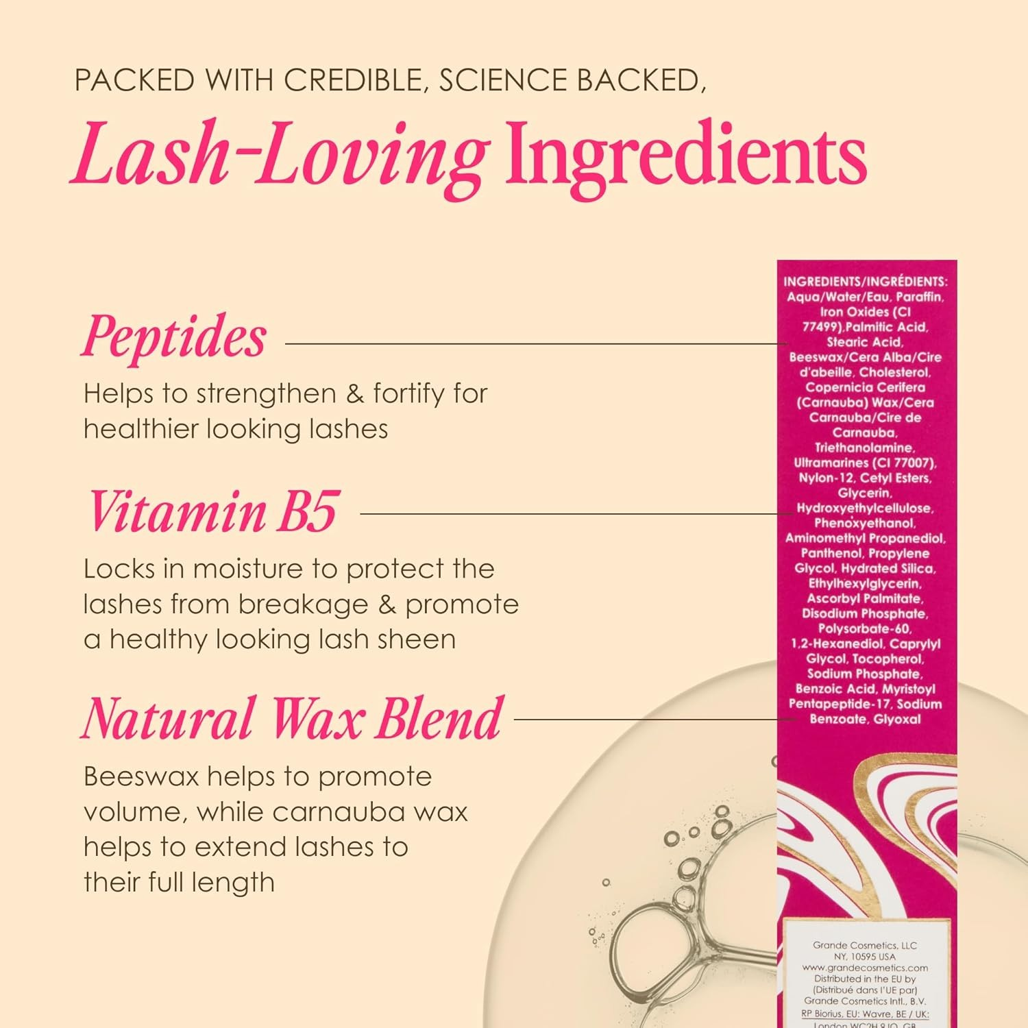 Grande Cosmetics GrandeMASCARA Conditioning Peptide Mascara