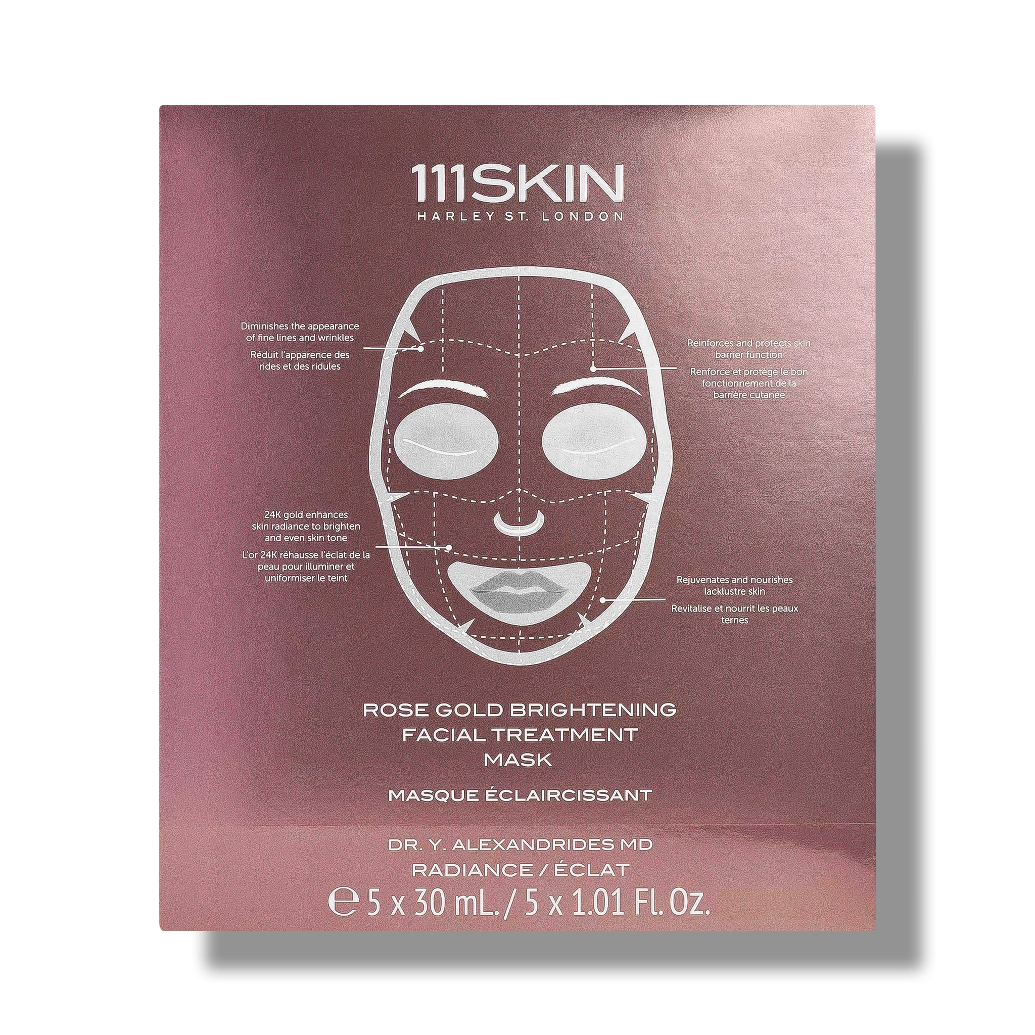 111SKIN - Rose Gold Brightening Facial Treatment Mask, Oh Beauty