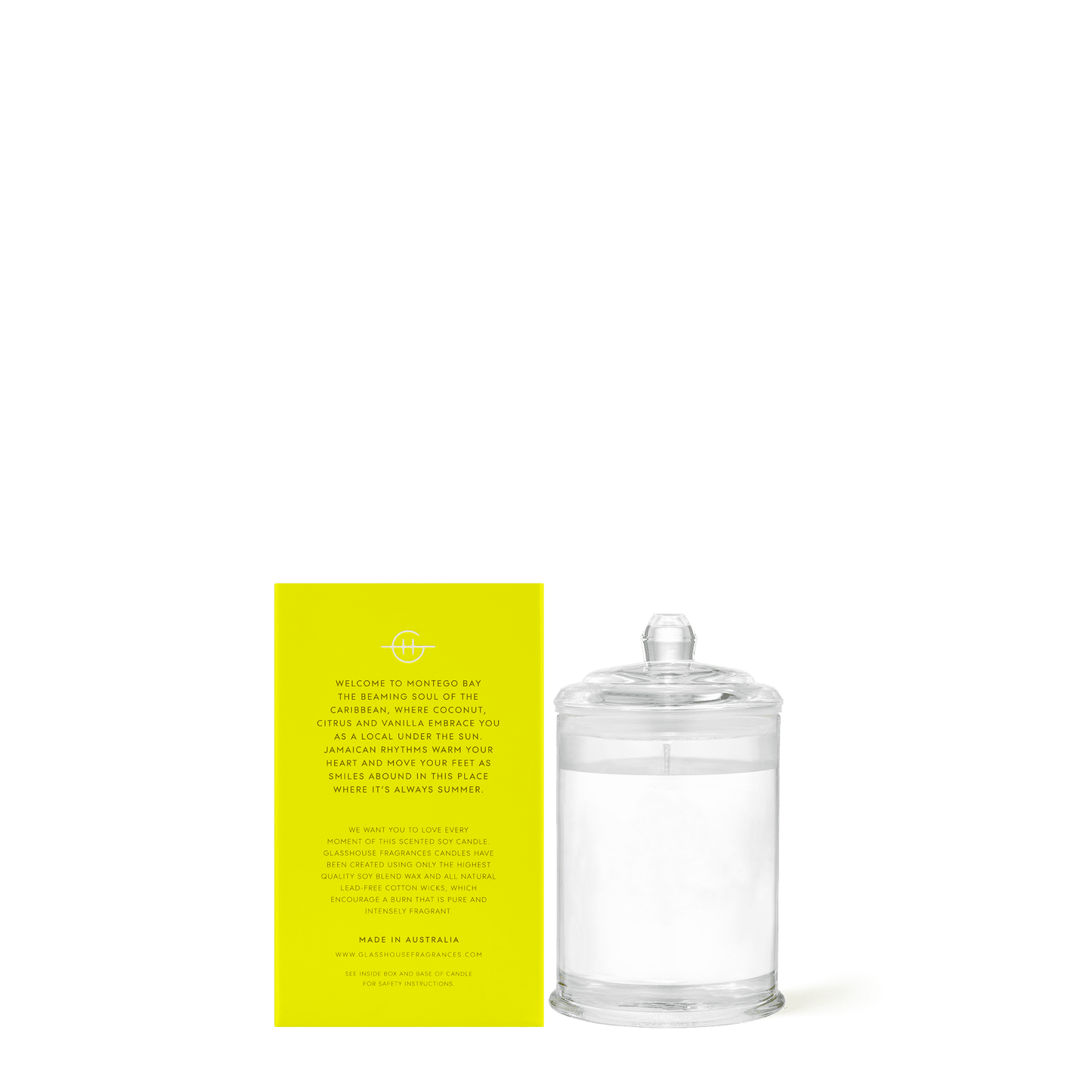 Glasshouse Fragrances Montego Bay Rhythm Travel Candle