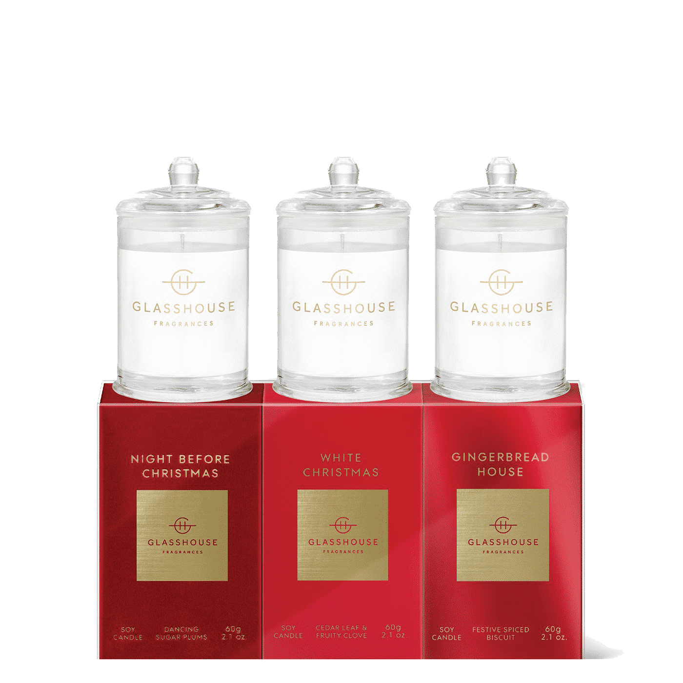 Glasshouse Fragrances Christmas Trio
