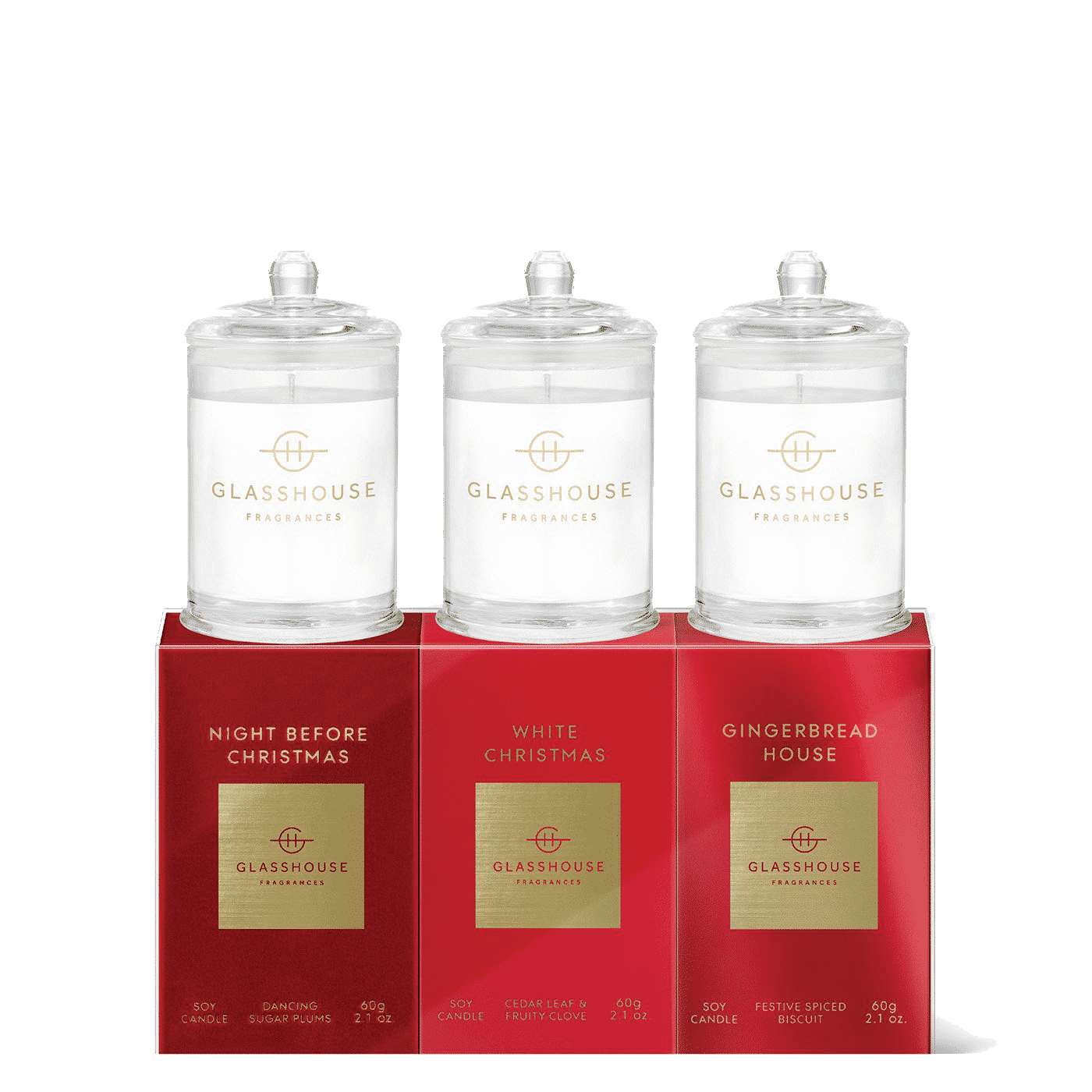 Glasshouse Fragrances Christmas Trio Oh Beauty