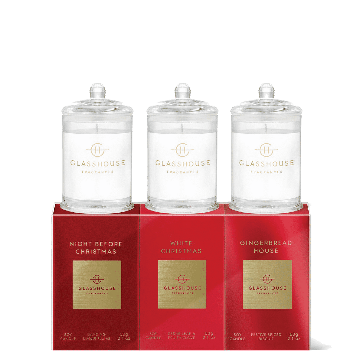 Glasshouse Fragrances Christmas Trio Oh Beauty