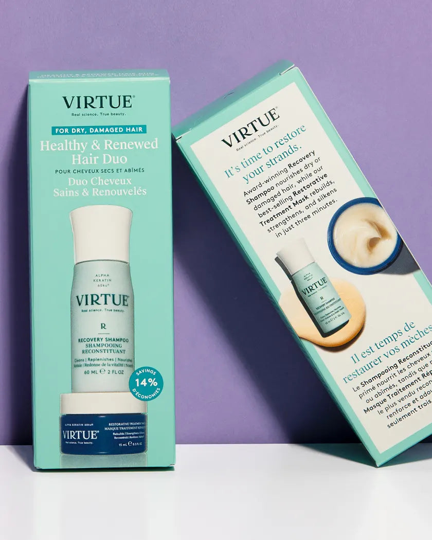 Virtue Healthy & Renewed Hair Duo Travel Size